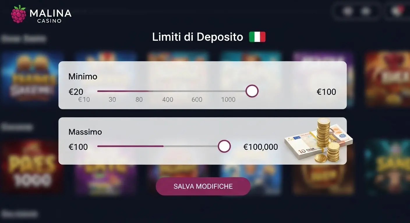 Limiti di deposito deposit limits